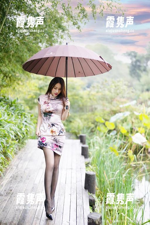 尤蜜荟 - 短裤里的夏沫沫tifa，原图更新后你还能淡定吗？