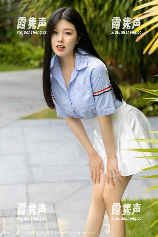 尤蜜荟 - 朱可儿短裙资源分享：谁说夏天只属于冰淇淋？